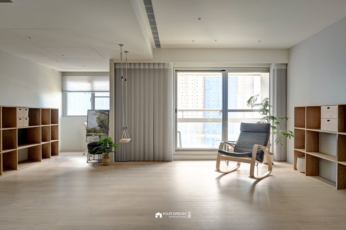 夢萊茵河畔|40坪老屋翻新,找回河景的日系親子宅