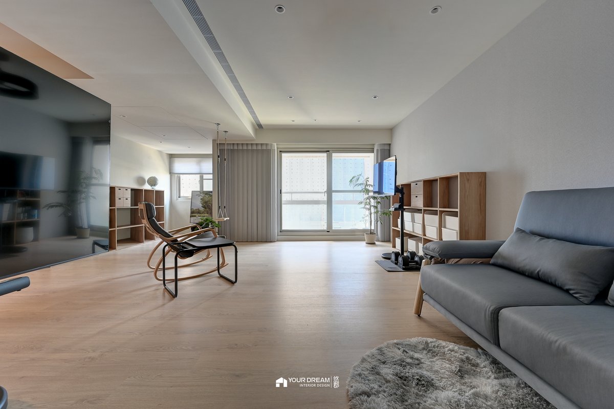 夢萊茵河畔|40坪老屋翻新,找回河景的日系親子宅
